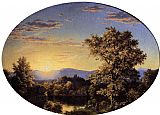 Twilight among the Mountains by Frederic Edwin Church